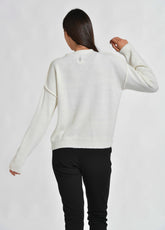LETTERING SWEATER, WHITE - Outlet | DEHA