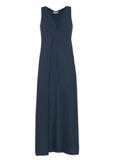JERSEY LONG DRESS - BLUE - Dresses, skirts, and suits - Outlet | DEHA
