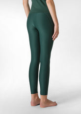 YOGA SOFT TOUCH LEGGINGS WITH POCKET, GREEN - FOREST GREEN | DEHA