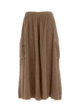 CORDUROY COULOTTE PANTS, BROWN - Dresses, skirts and jumpsuits | DEHA