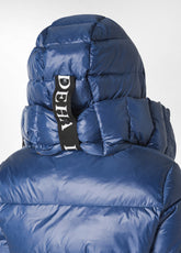 BLUE REAL FEATHER JACKET - CELESTE | DEHA