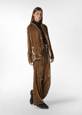 SAMT-BLAZER, BRAUN - BISCUIT BROWN | DEHA