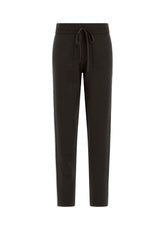 KNITTED PANTS, BLACK - Glam occasions | DEHA