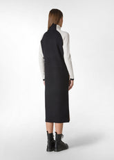 ABITO LUNGO COLOR BLOCK MARRONE - BISCUIT BROWN | DEHA