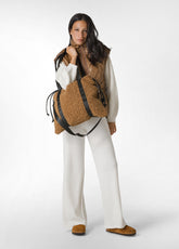 TEDDY SHOPPER BAG, BROWN - Leisurewear | DEHA